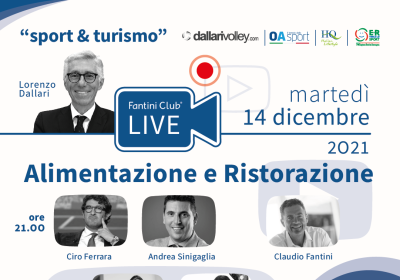 Evento online su alimentazione e ristorazione, ospiti esperti e atmosfera coinvolgente.