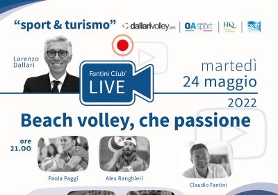 Evento online sul beach volley con esperti e appassionati.