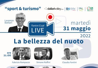 Evento online sul nuoto con esperti, 31 maggio 2022, emozioni e passione.