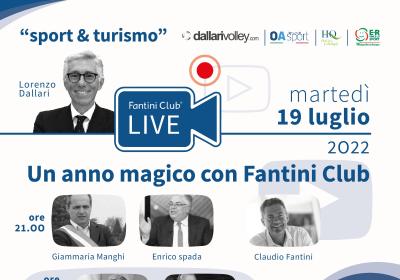 Evento online emozionante su sport e turismo con ospiti speciali.