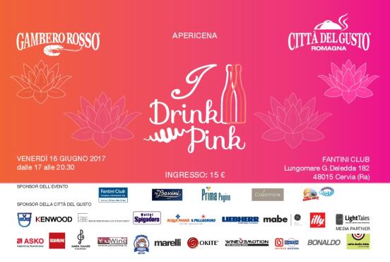 16 Giugno - I Drink Pink - Apericena Gambero Rosso