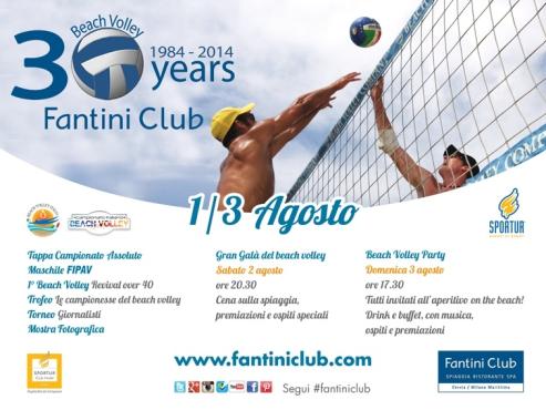 August 2 - Dinner - Gala' of the 30 years of Beach Volleyball