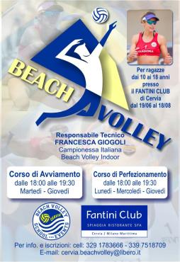 Dal 19 luglio al 18 agosto - Lezioni di Beach Volley