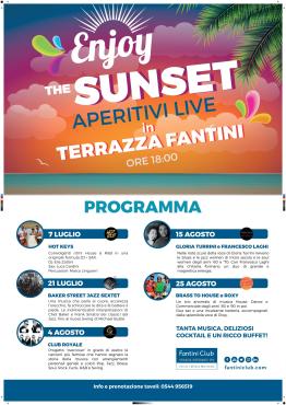 25 Agosto 2018 -  Aperitivo live in terrazza Fantini
