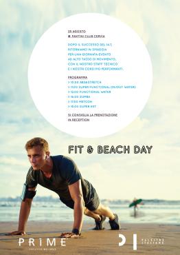 25 Agosto - Fit & Beach Day con PRIME e Palestre Italiane