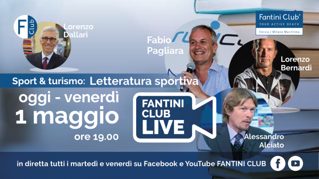 1 Maggio 2020 - Fantini Club Live: Letteratura Sportiva - Alciato, Bernardi, Pagliara