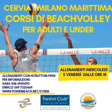 Ogni mercoledì e venerdì 2020 - Corsi di Beach Volley in collaborazione con Power Beach