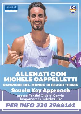 Nel mese di Agosto 2020 - Allenamenti di Beach Tennis con Michele Cappelletti