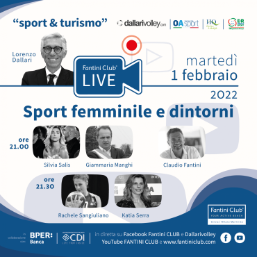 CS_31-01-2022_ Sport femminile e dintorni. Un nuovo appuntamento con Fantini Club Live.