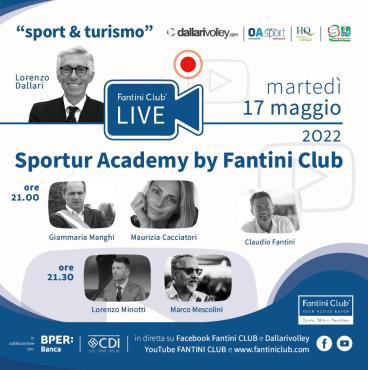 CS_16-05-2022_ Sportur Academy by Fantini Club. Un nuovo appuntamento con Fantini Club Live.